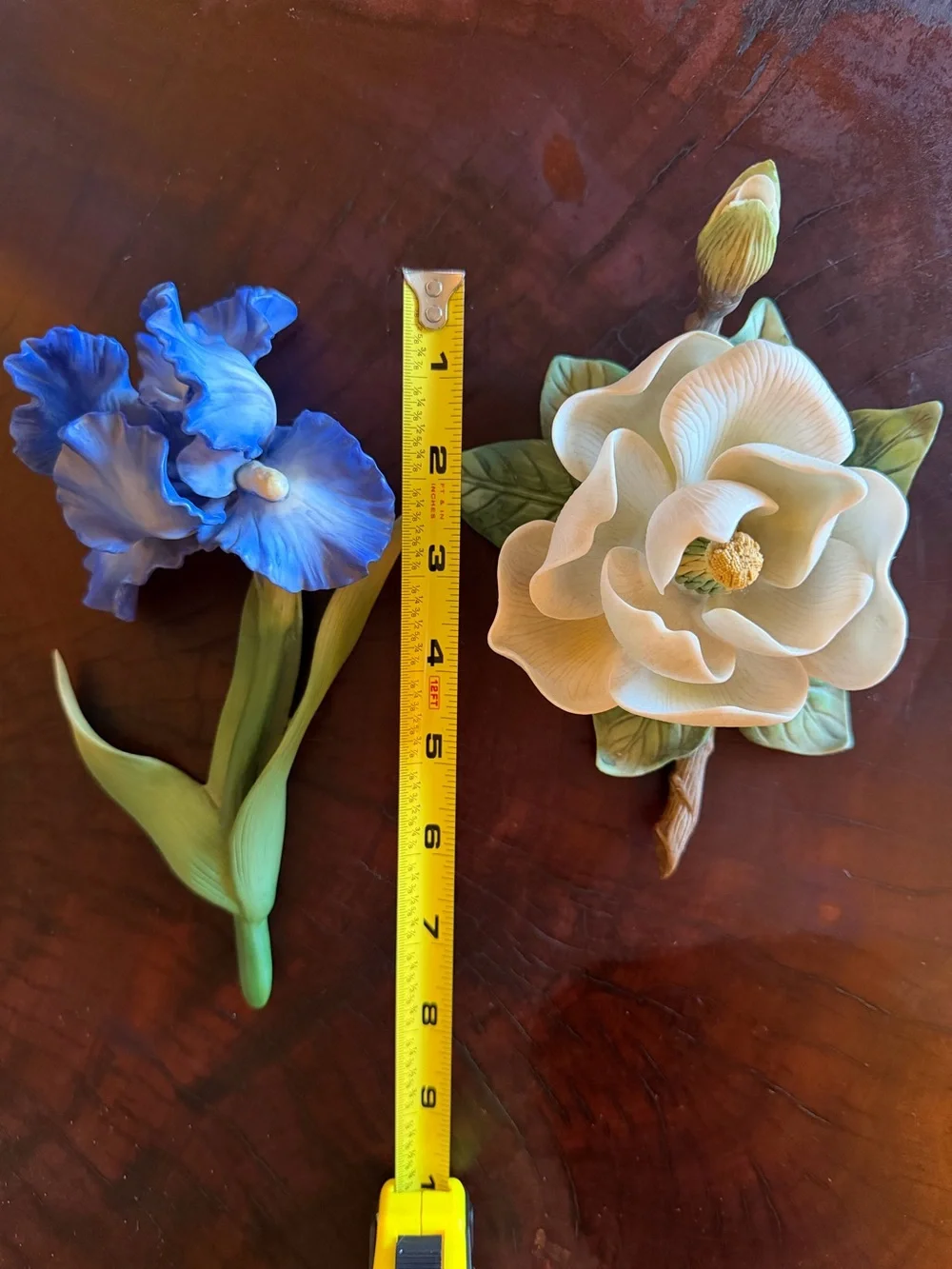 Vintage Avon Porcelain Seasons In Bloom Flower Figurines